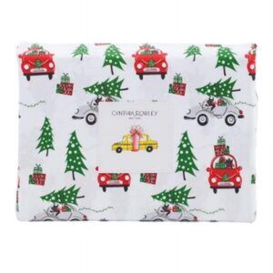 NEW IN PACKAGE: Cynthia Rowley New York Christmas Winter Travel Cats Sheet Set